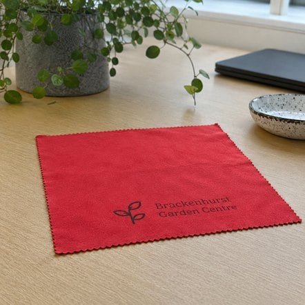 Branded microfiber cloths with logo
