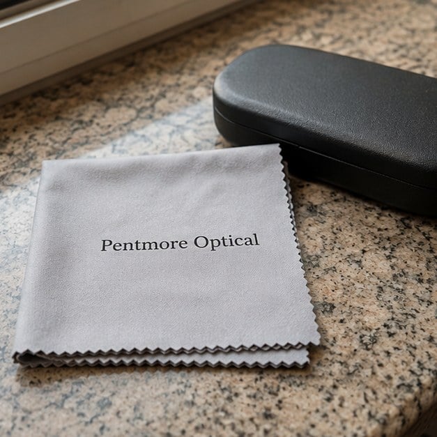 Custom microfiber cloths — customer photo
