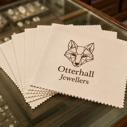 Customized microfiber cloths for jewellers, watch and silverware retail