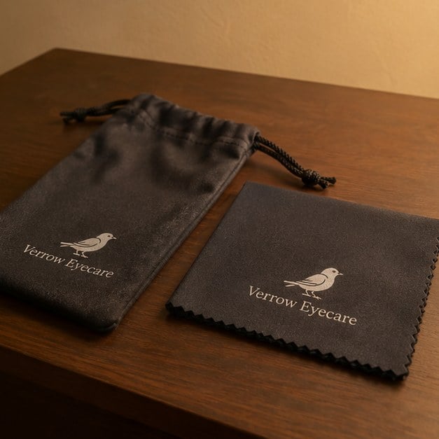 Microfiber cloths with logo — customer photo